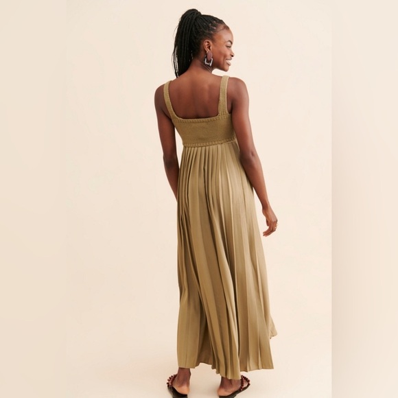 Anthropologie Pleated Maxi Twofer Dress by Mare Mare - Picture 2 of 13